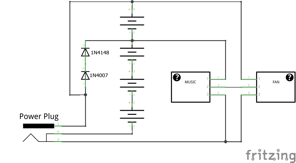 Schematic after modification